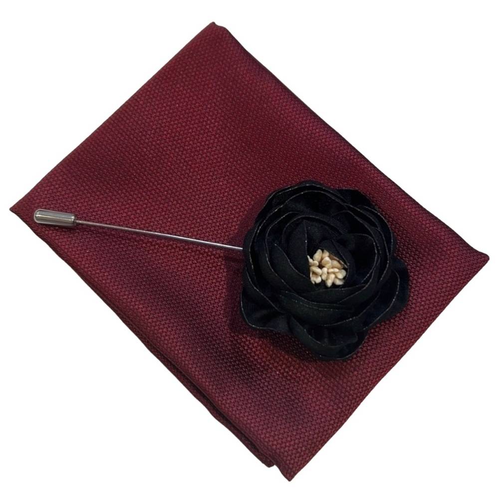 NEW Men’s pocket square and lapel pin - Picture 1 of 1